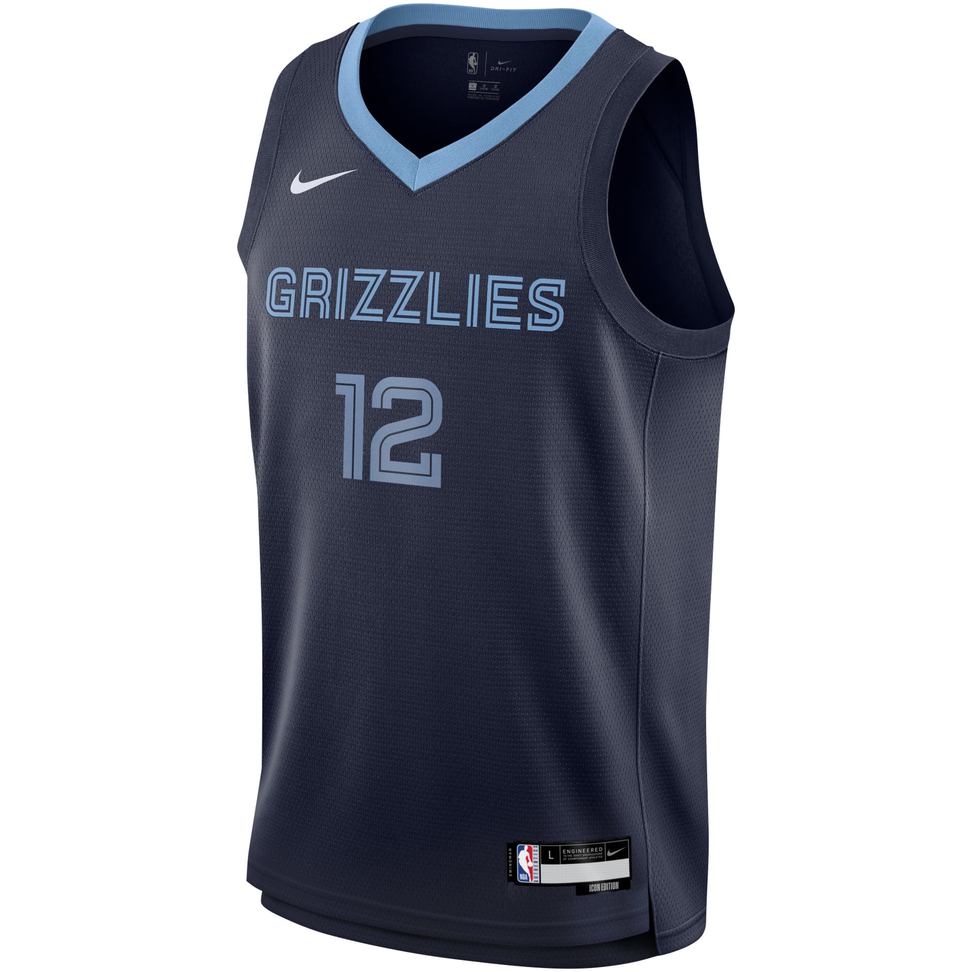 youth memphis grizzlies ja morant nike navy swingman jersey – icon edition – Genuine NBA Hats & Jerseys for Fans