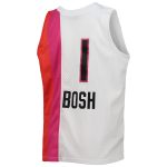 youth miami heat chris bosh mitchell amp ness white 201112 hardwood classics swingman jersey – Genuine NBA Hats & Jerseys for Fans