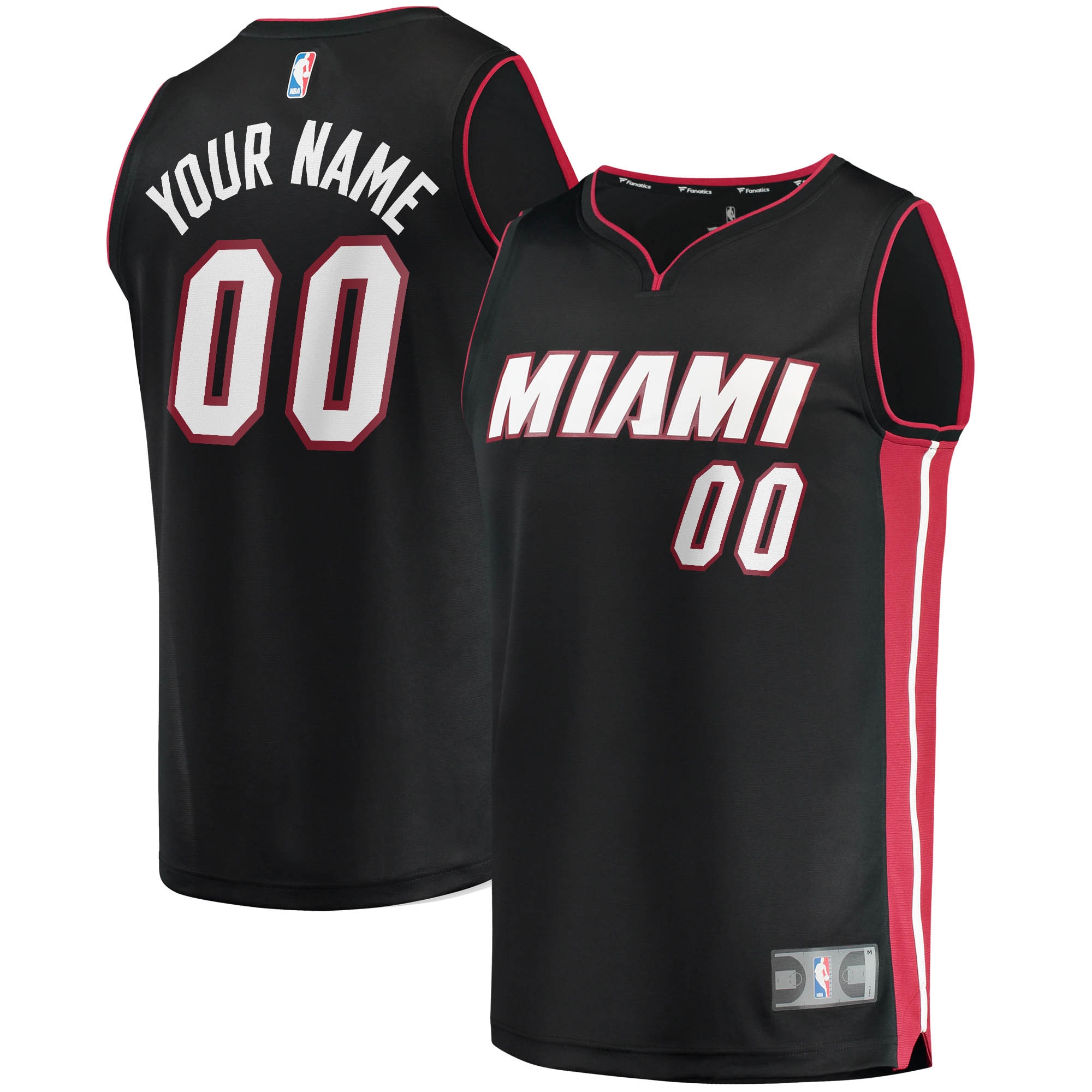 youth miami heat fanatics black fast break custom replica jersey – icon edition – Genuine NBA Hats & Jerseys for Fans
