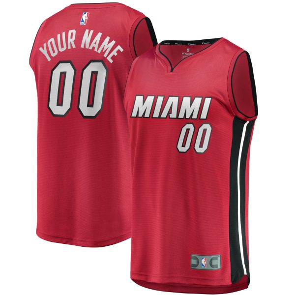 youth miami heat fanatics red fast break replica custom jersey – statement edition – Genuine NBA Hats & Jerseys for Fans