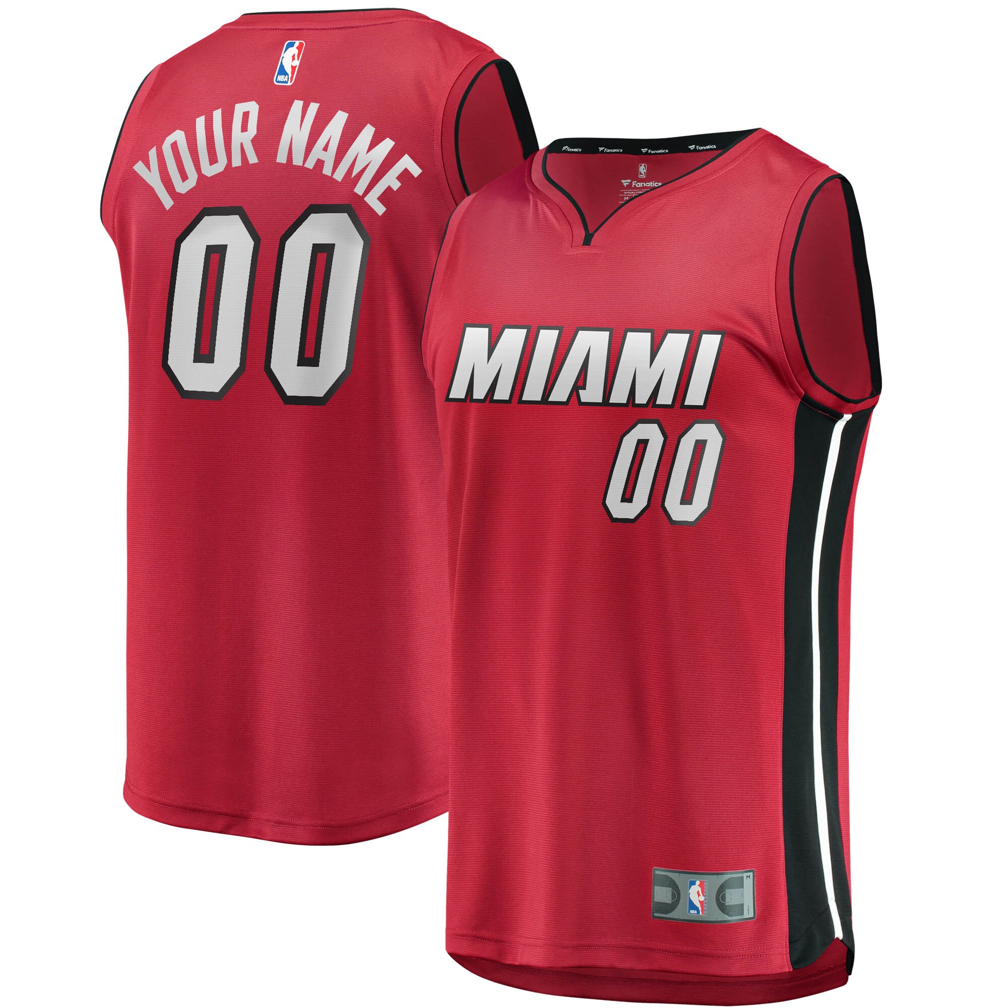 youth miami heat fanatics red fast break replica custom jersey – statement edition – Genuine NBA Hats & Jerseys for Fans