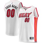 youth miami heat fanatics white fast break custom replica jersey – association edition – Genuine NBA Hats & Jerseys for Fans