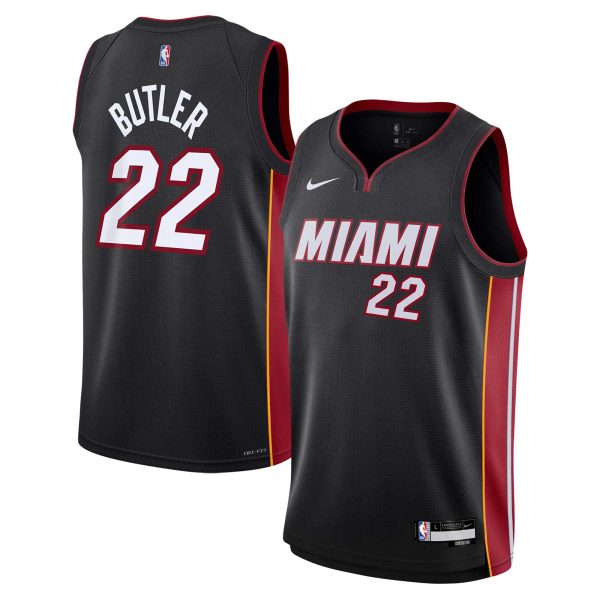 youth miami heat jimmy butler nike black swingman jersey – icon edition – Genuine NBA Hats & Jerseys for Fans