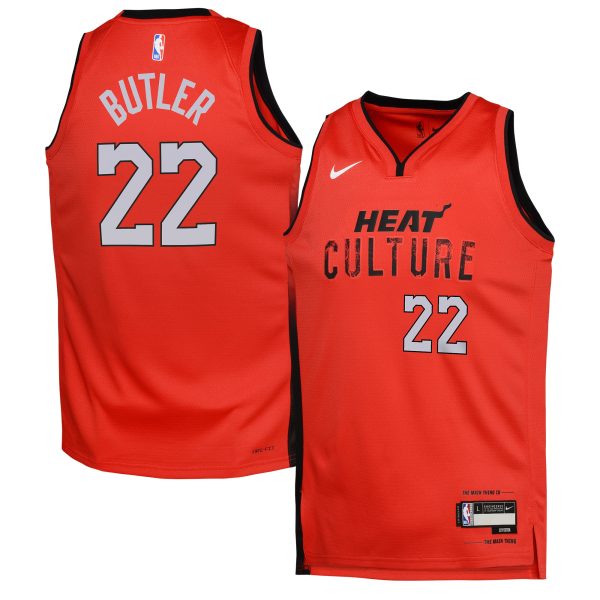 youth miami heat jimmy butler nike red 202425 swingman player jersey – city edition – Genuine NBA Hats & Jerseys for Fans