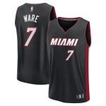 youth miami heat kel8217el ware fanatics black fast break replica player jersey – icon edition – Genuine NBA Hats & Jerseys for Fans