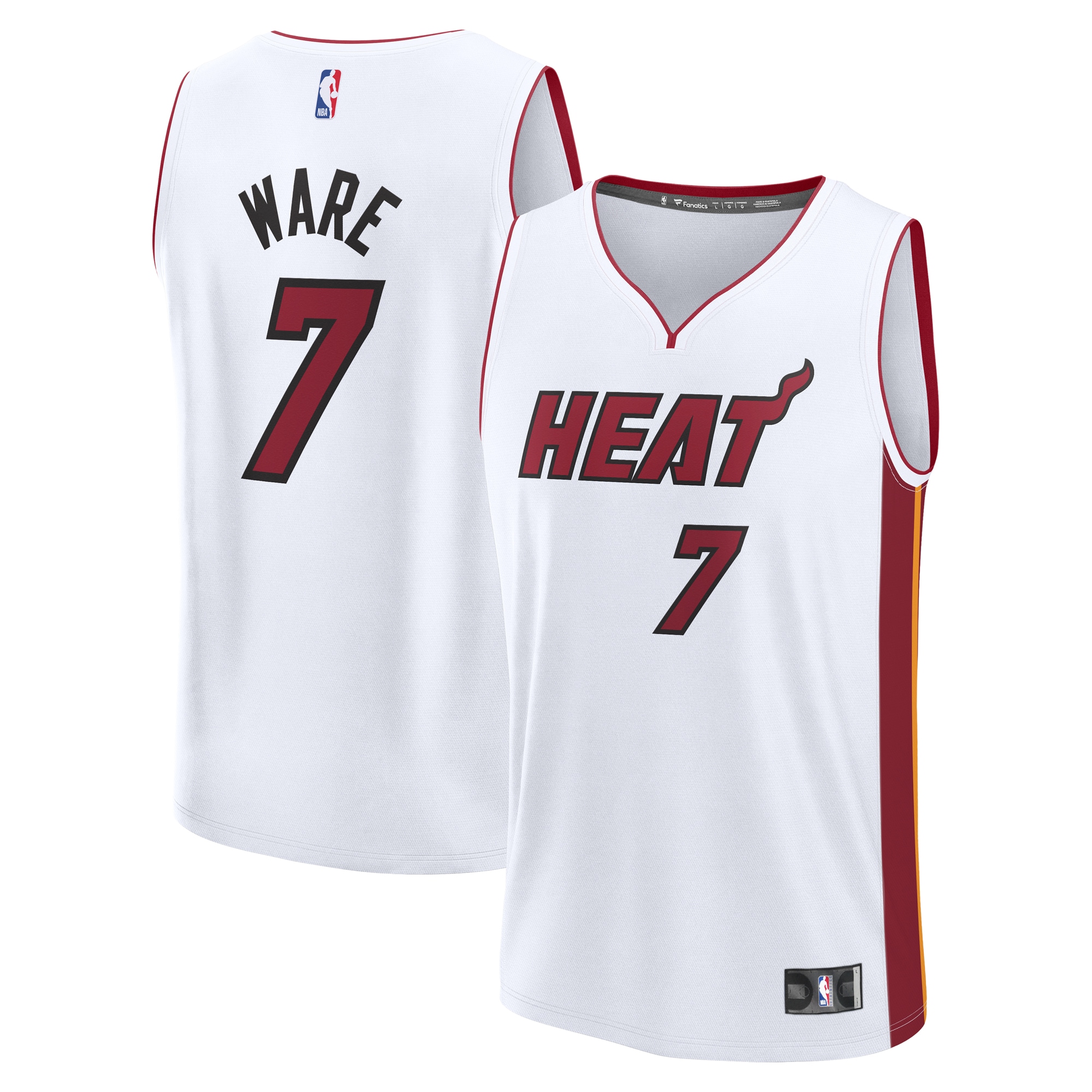youth miami heat kel8217el ware fanatics white fast break replica player jersey – association edition – Genuine NBA Hats & Jerseys for Fans youth miami heat kel8217el ware fanatics white fast break replica player jersey – association edition – Genuine NBA Hats & Jerseys for Fans