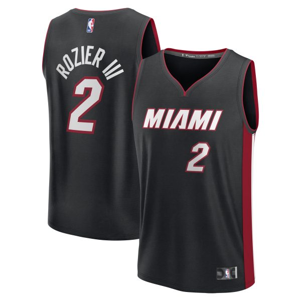 youth miami heat terry rozier fanatics black fast break player jersey – icon edition – Genuine NBA Hats & Jerseys for Fans