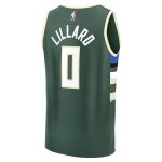 youth milwaukee bucks damian lillard fanatics hunter green fast break replica player jersey – icon edition – Genuine NBA Hats & Jerseys for Fans