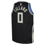 youth milwaukee bucks damian lillard jordan brand black swingman jersey – statement edition – Genuine NBA Hats & Jerseys for Fans