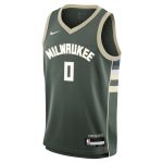 youth milwaukee bucks damian lillard nike hunter green swingman jersey – icon edition – Genuine NBA Hats & Jerseys for Fans