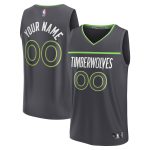 youth minnesota timberwolves fanatics black custom fast break jersey – statement edition – Genuine NBA Hats & Jerseys for Fans