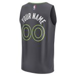 youth minnesota timberwolves fanatics black custom fast break jersey – statement edition – Genuine NBA Hats & Jerseys for Fans