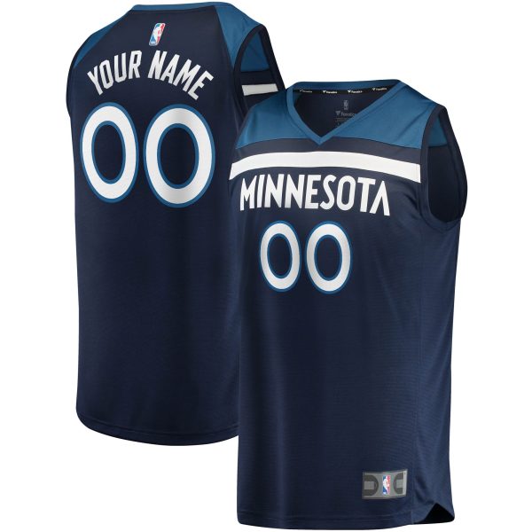 youth minnesota timberwolves fanatics navy fast break custom replica jersey – icon edition – Genuine NBA Hats & Jerseys for Fans