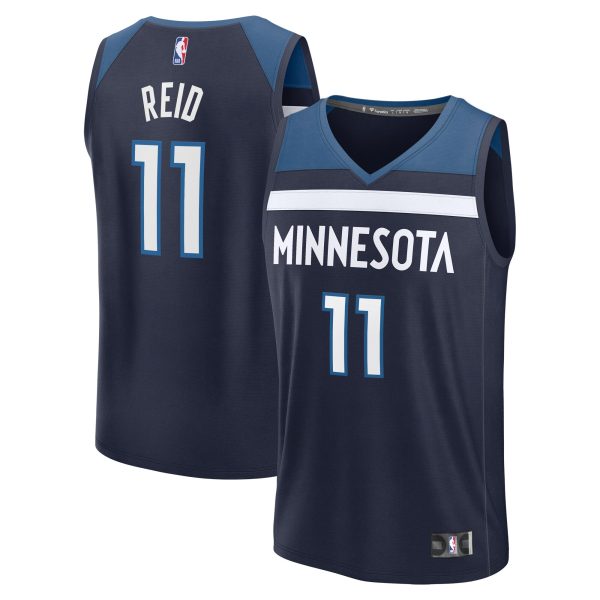 youth minnesota timberwolves naz reid fanatics navy fast break replica player jersey – icon edition – Genuine NBA Hats & Jerseys for Fans