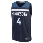 youth minnesota timberwolves rob dillingham fanatics navy 2024 nba draft fast break player jersey – icon edition – Genuine NBA Hats & Jerseys for Fans