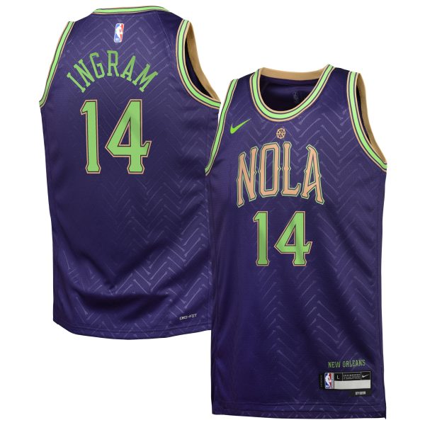 youth new orleans pelicans brandon ingram nike purple 202425 swingman player jersey – city edition – Genuine NBA Hats & Jerseys for Fans