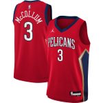 youth new orleans pelicans c.j. mccollum jordan brand red swingman jersey – statement edition – Genuine NBA Hats & Jerseys for Fans