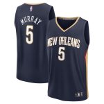 youth new orleans pelicans dejounte murray fanatics navy fast break replica player jersey – icon edition – Genuine NBA Hats & Jerseys for Fans