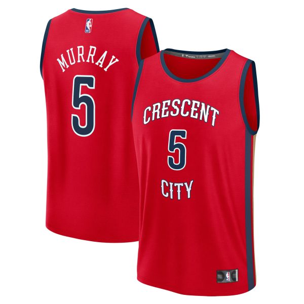 youth new orleans pelicans dejounte murray fanatics red fast break replica player jersey – statement edition – Genuine NBA Hats & Jerseys for Fans