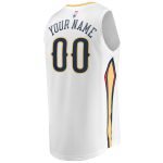 youth new orleans pelicans fanatics white fast break replica custom jersey – association edition – Genuine NBA Hats & Jerseys for Fans