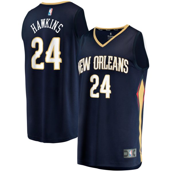 youth new orleans pelicans jordan hawkins fanatics navy fast break replica jersey – icon edition – Genuine NBA Hats & Jerseys for Fans