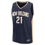 youth new orleans pelicans yves missi fanatics navy 2024 nba draft fast break player jersey – icon edition – Genuine NBA Hats & Jerseys for Fans