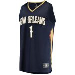 youth new orleans pelicans zion williamson fanatics navy fast break replica player jersey – icon edition – Genuine NBA Hats & Jerseys for Fans
