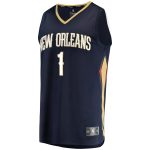 youth new orleans pelicans zion williamson fanatics navy replica fast break jersey – icon edition – Genuine NBA Hats & Jerseys for Fans
