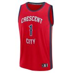 youth new orleans pelicans zion williamson fanatics red fast break player jersey – statement edition – Genuine NBA Hats & Jerseys for Fans