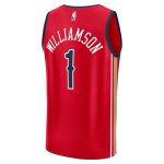 youth new orleans pelicans zion williamson fanatics red fast break player jersey – statement edition – Genuine NBA Hats & Jerseys for Fans