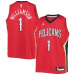 youth new orleans pelicans zion williamson jordan brand red 202021 swingman player jersey – statement edition – Genuine NBA Hats & Jerseys for Fans