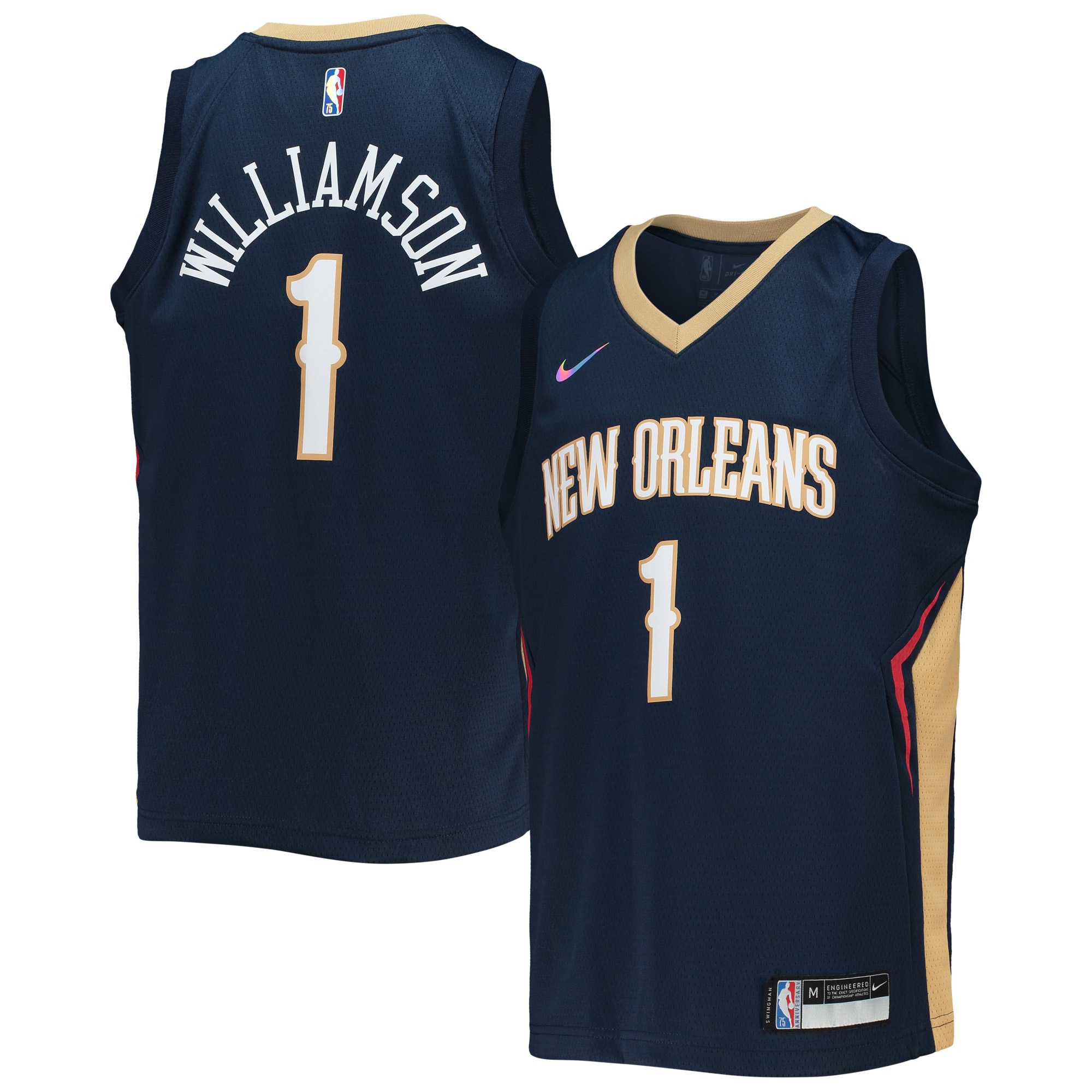 youth new orleans pelicans zion williamson nike navy 202122 diamond swingman jersey – icon edition – Genuine NBA Hats & Jerseys for Fans