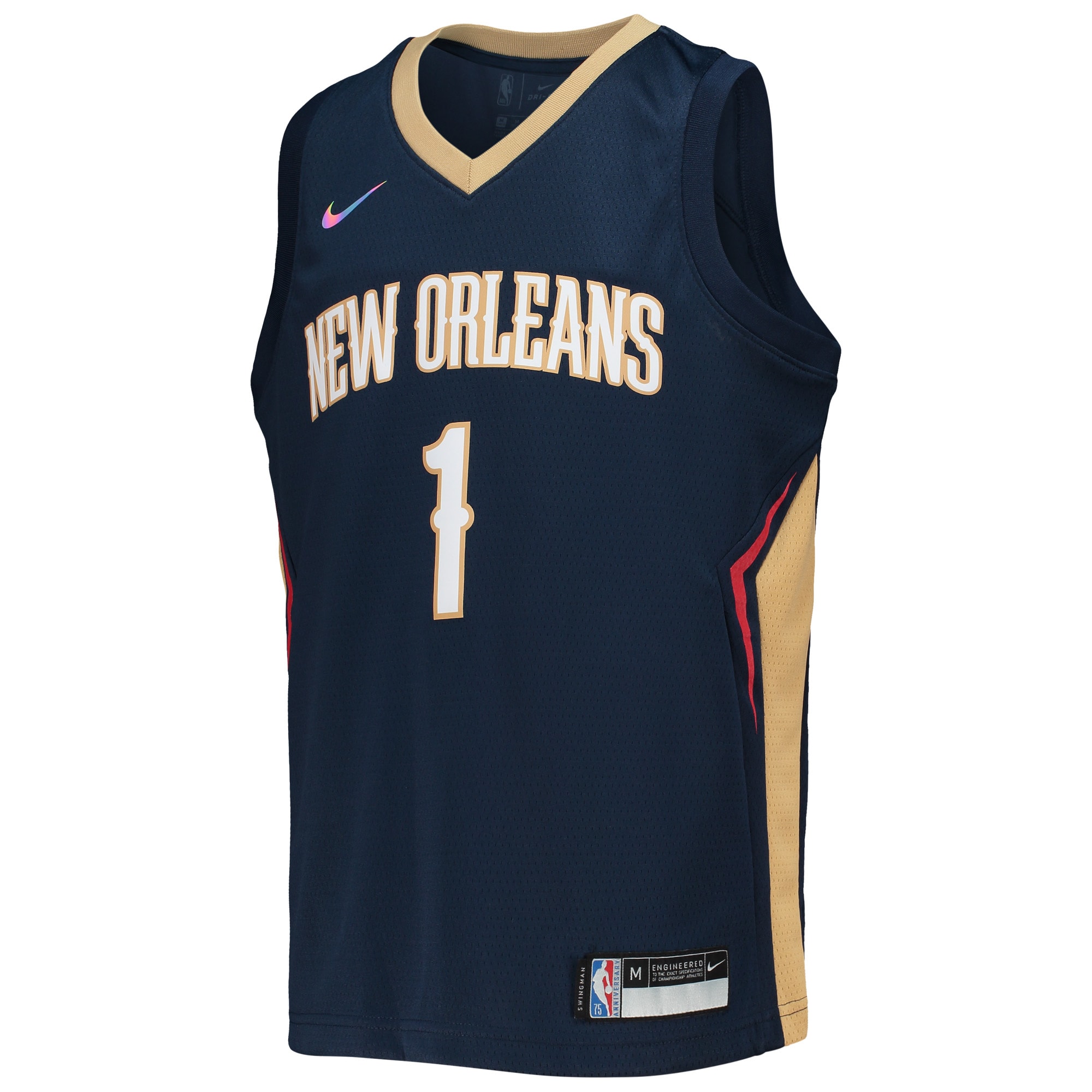 youth new orleans pelicans zion williamson nike navy 202122 diamond swingman jersey – icon edition – Genuine NBA Hats & Jerseys for Fans