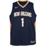 youth new orleans pelicans zion williamson nike navy swingman jersey – icon edition – Genuine NBA Hats & Jerseys for Fans