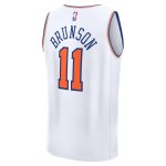 youth new york knicks jalen brunson fanatics white fast break replica player jersey – association edition – Genuine NBA Hats & Jerseys for Fans