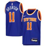 youth new york knicks jalen brunson nike blue swingman jersey – icon edition – Genuine NBA Hats & Jerseys for Fans