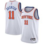 youth new york knicks jalen brunson nike white association swingman jersey – Genuine NBA Hats & Jerseys for Fans