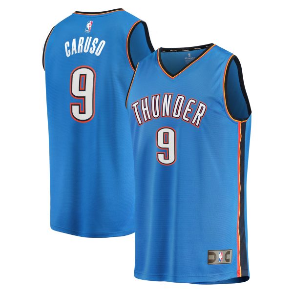 youth oklahoma city thunder alex caruso fanatics blue fast break replica player jersey – icon edition – Genuine NBA Hats & Jerseys for Fans