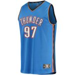youth oklahoma city thunder eugene omoruyi fanatics blue fast break player jersey – icon edition – Genuine NBA Hats & Jerseys for Fans