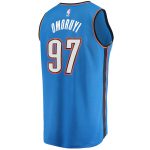 youth oklahoma city thunder eugene omoruyi fanatics blue fast break player jersey – icon edition – Genuine NBA Hats & Jerseys for Fans