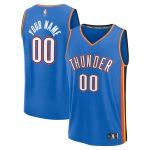 youth oklahoma city thunder fanatics blue fast break custom replica jersey – icon edition – Genuine NBA Hats & Jerseys for Fans