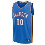 youth oklahoma city thunder fanatics blue fast break custom replica jersey – icon edition – Genuine NBA Hats & Jerseys for Fans