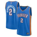 youth oklahoma city thunder shai gilgeous-alexander fanatics blue fast break jersey – icon edition – Genuine NBA Hats & Jerseys for Fans