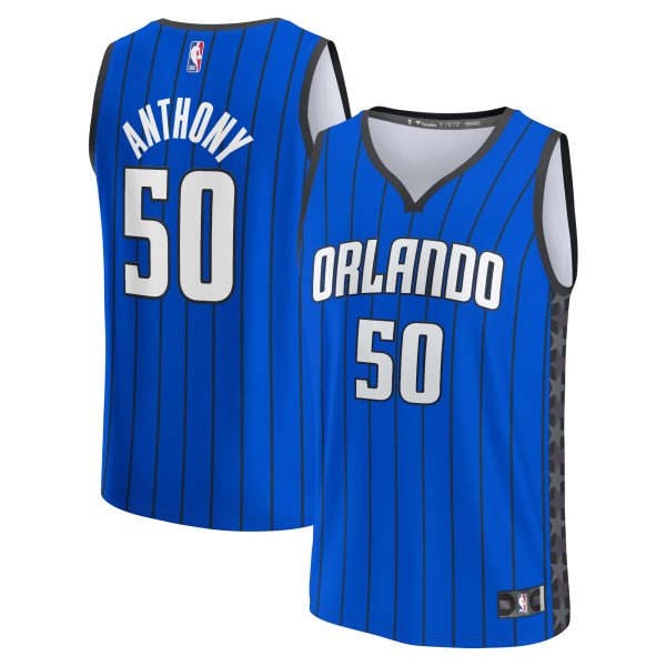 youth orlando magic cole anthony fanatics royal fast break player jersey – statement edition – Genuine NBA Hats & Jerseys for Fans