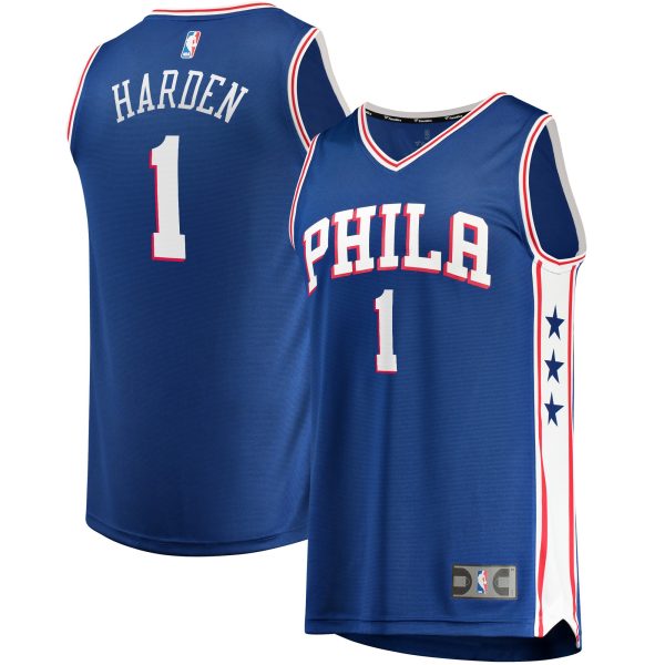 youth philadelphia 76ers james harden fanatics royal fast break replica player jersey – icon edition – Genuine NBA Hats & Jerseys for Fans
