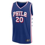 youth philadelphia 76ers jared mccain fanatics royal 2024 nba draft fast break player jersey – icon edition – Genuine NBA Hats & Jerseys for Fans