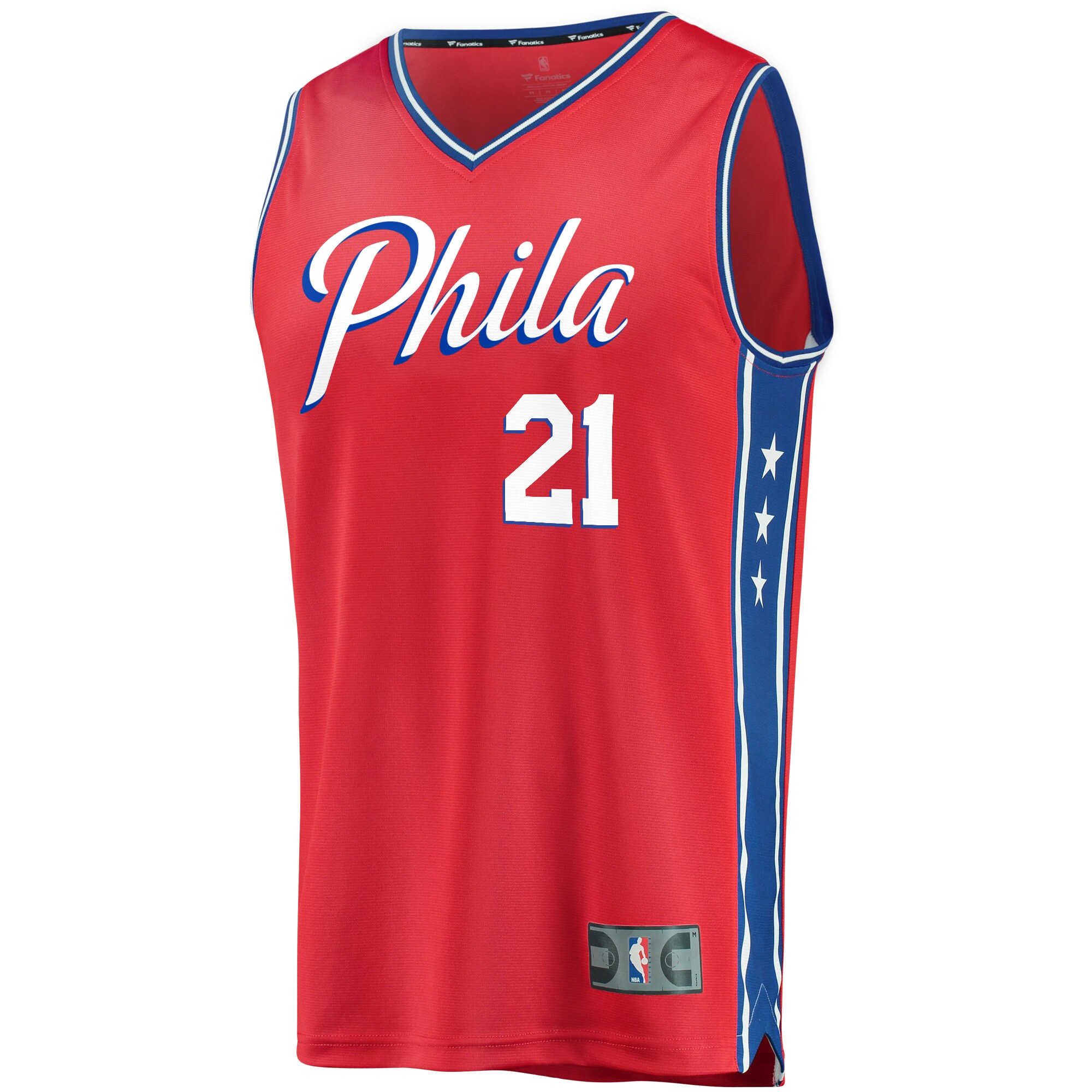 youth philadelphia 76ers joel embiid fanatics red 201920 fast break replica player team jersey – statement edition – Genuine NBA Hats & Jerseys for Fans