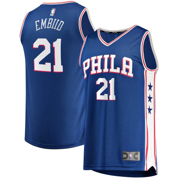 youth philadelphia 76ers joel embiid fanatics royal fast break replica player jersey – icon edition – Genuine NBA Hats & Jerseys for Fans
