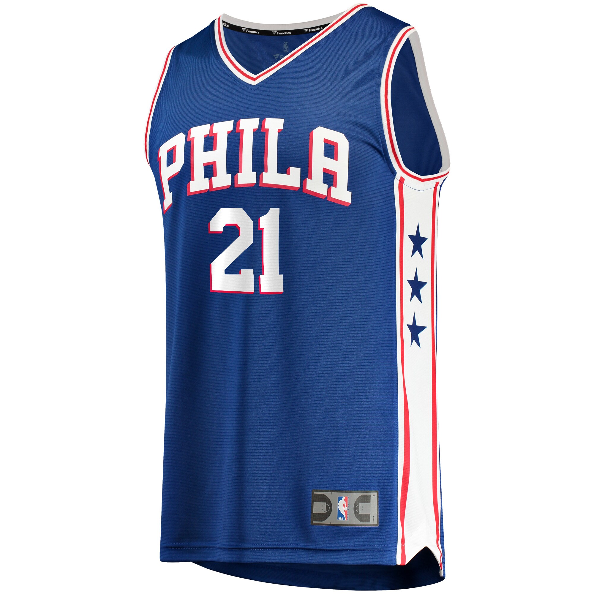 youth philadelphia 76ers joel embiid fanatics royal fast break replica player jersey – icon edition – Genuine NBA Hats & Jerseys for Fans