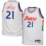 youth philadelphia 76ers joel embiid nike white 202425 swingman player jersey – city edition – Genuine NBA Hats & Jerseys for Fans